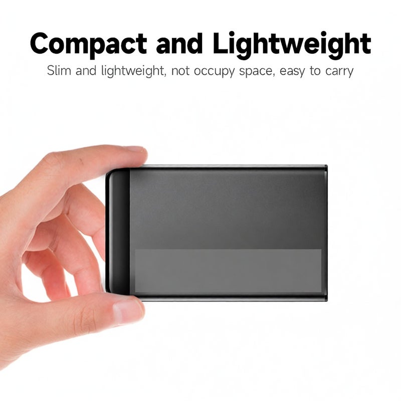 هارد ديسك محمول EAGET G55 بسعة 2 تيرا بايت ووصلة USB3.0، حجم 2.5 بوصة، عيار معدني، سريع التدفق، مستقر، مقاوم للصدمات، متوافق مع مجموعة واسعة من الأجهزة - Image 4