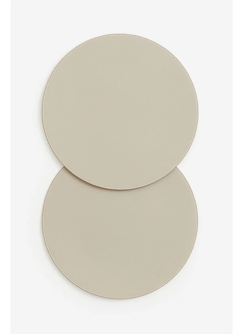 اتش اند ام 2-pack round place mats