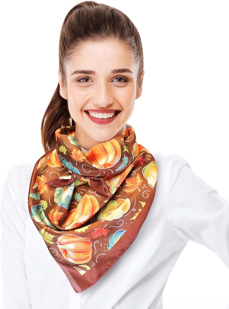 CBC Crown Store Halloween Theme Scarf Pumpkin Pattern Halloween Theme Scarf - Image 5