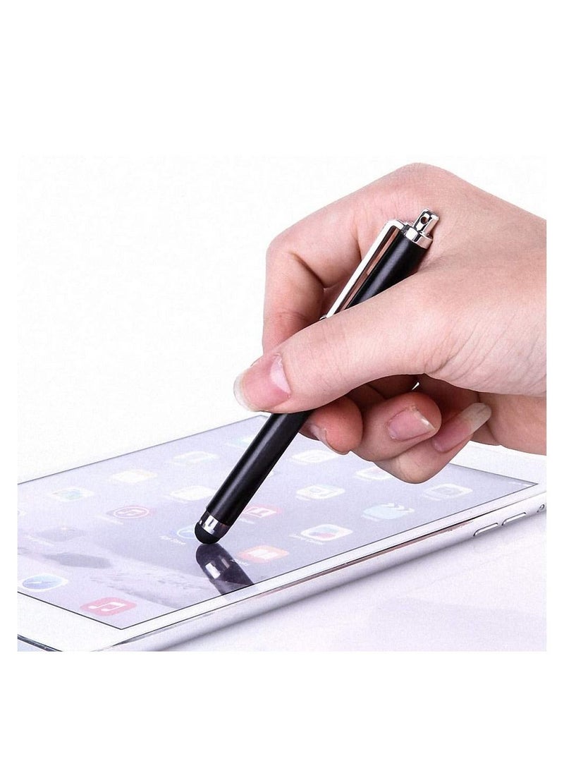 Generic - Stylus Pen 10-Pieces Long Styli Metal Touch Screen Pencil for iPhone 13 12 PRO Max 11 PRO Max SE2 X XS MAX 8 Plus 7 Plus ipad iPod Samsung S5 S6 S7 Edge S8 Plus Note Android Kindle Tablet PC 10 Colors - Image 1