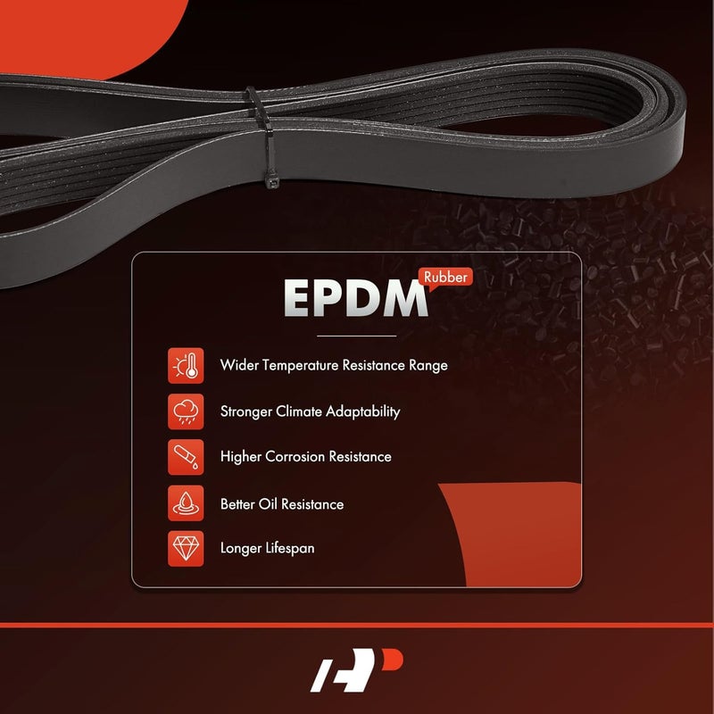A-Premium Serpentine Drive Belt for Acura Integra 1999-2000 - Image 4