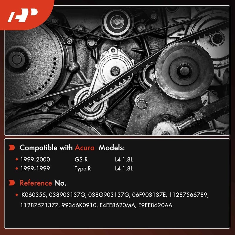 A-Premium Serpentine Drive Belt for Acura Integra 1999-2000 - Image 2