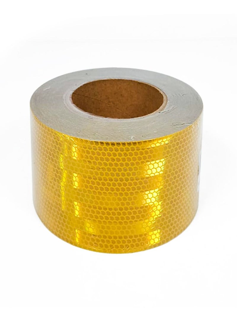 Agc 25 Meter Reflective Tape High Visibility Industrial Marking Tape 7.5 cm Width Heavy Hazard Warning Outdoor Safety Tape  - Image 2