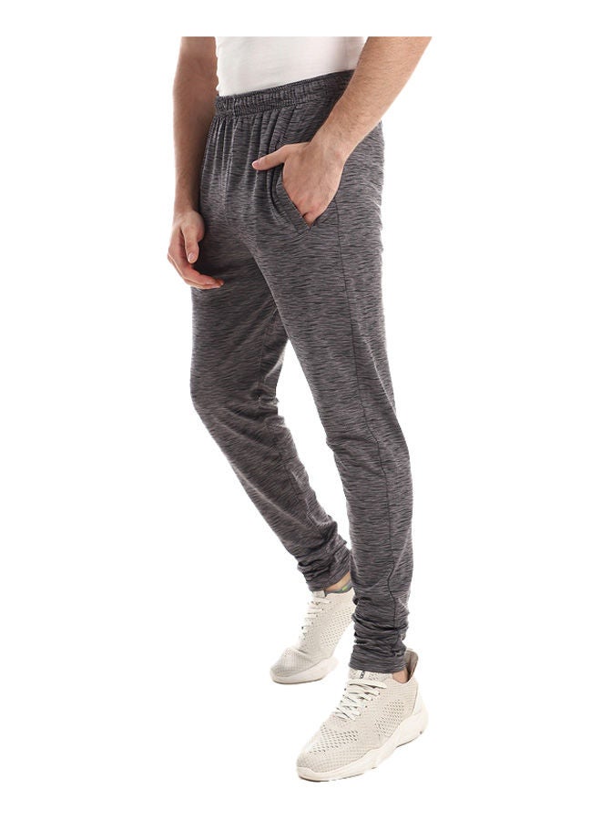 azeez Grey Stripes Quick Dry Breathable Athletic sweatpants - Image 2