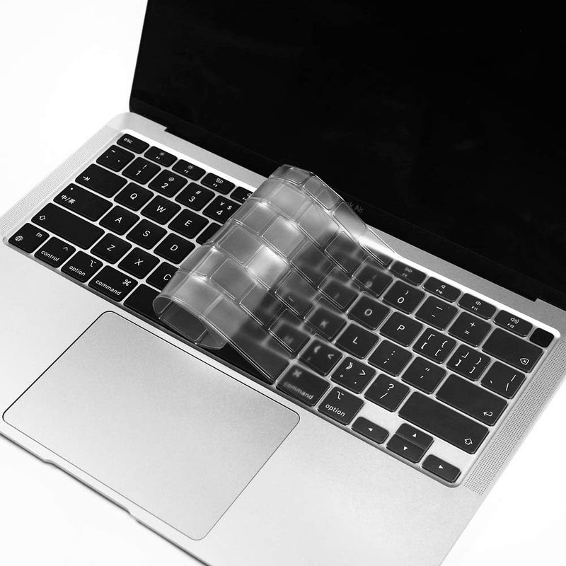 MasiBloom TPU Ultra Thin Keyboard Cover Skin for MacBook Air 13 inch with M1 Chip Model A2337 Touch ID & Retina Display Model A2179 2020 Released Protective Skin - Image 5