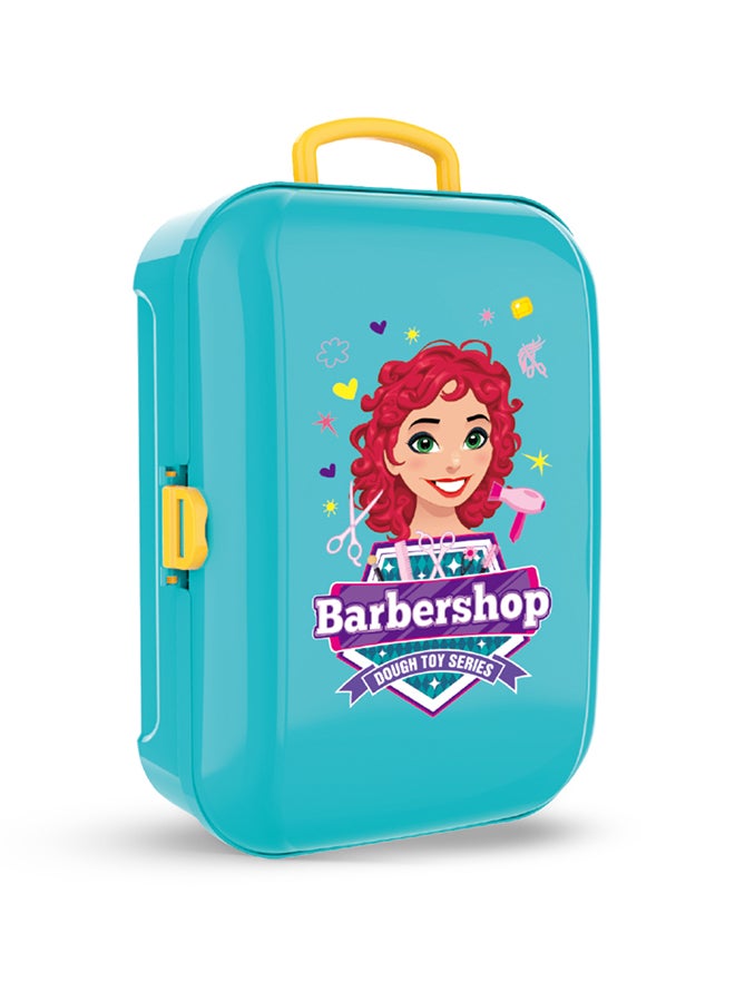 Little Story 30-Piece Role Play Beautician/Make Up Box With Dough Backpack - Green  - Image 3