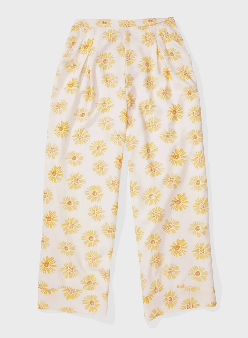 American Eagle Floral Print Pants