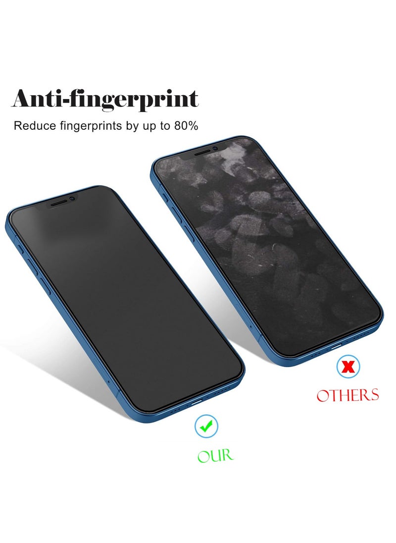 Xtiger - Xtiger 9H Hardness Matte Privacy Explosion Proof Tempered Glass Screen Protector for Apple iPhone 15 Pro Max – Full Coverage Anti Shock Anti Fingerprint Smudge Proof - Image 1