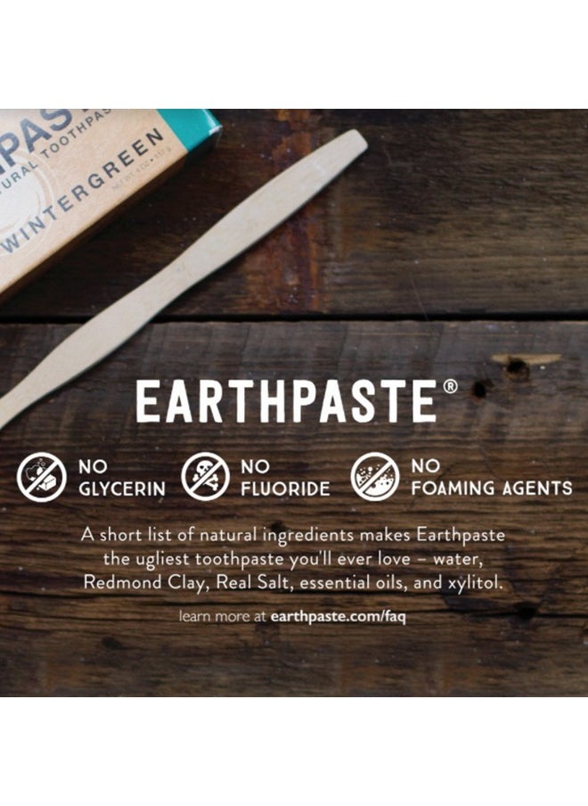 Redmond - Earthpastenatural Nonfluoride Toothpaste 4 Ounce Tube (3 Pack Peppermint) - Image 1