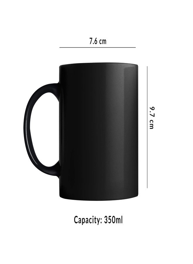 Gen7 Black Color Mug with 'Boss Baby' Printed Coffee. Birthday Festive Party & Celebration Gift to Your Friend Brother Sister, Boyfriend Girlfriend 11 Oz. (350 ml Pack of 1) Ceramic Black Coffee Mug - Image 4