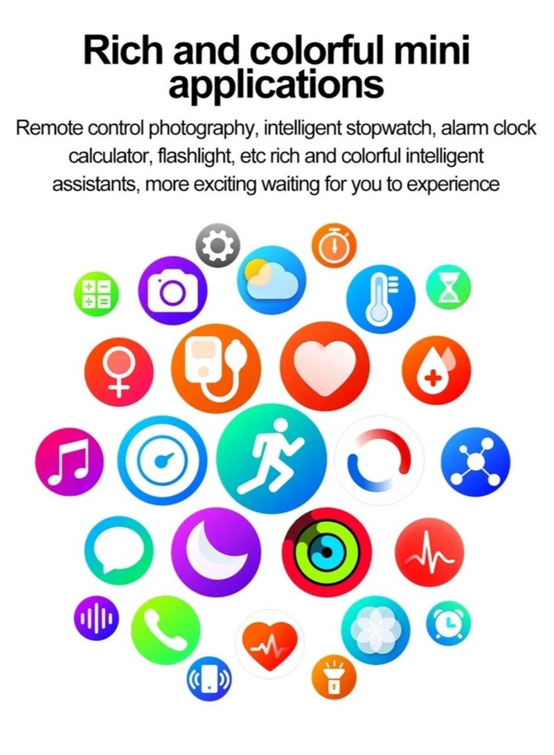 AROAQ New Blood Lipids Uric Acid Blood Glucose Smart Watch with ECG PPG HRV Heart Rate Body Composition Bluetooth Call Smartwatch - Image 5