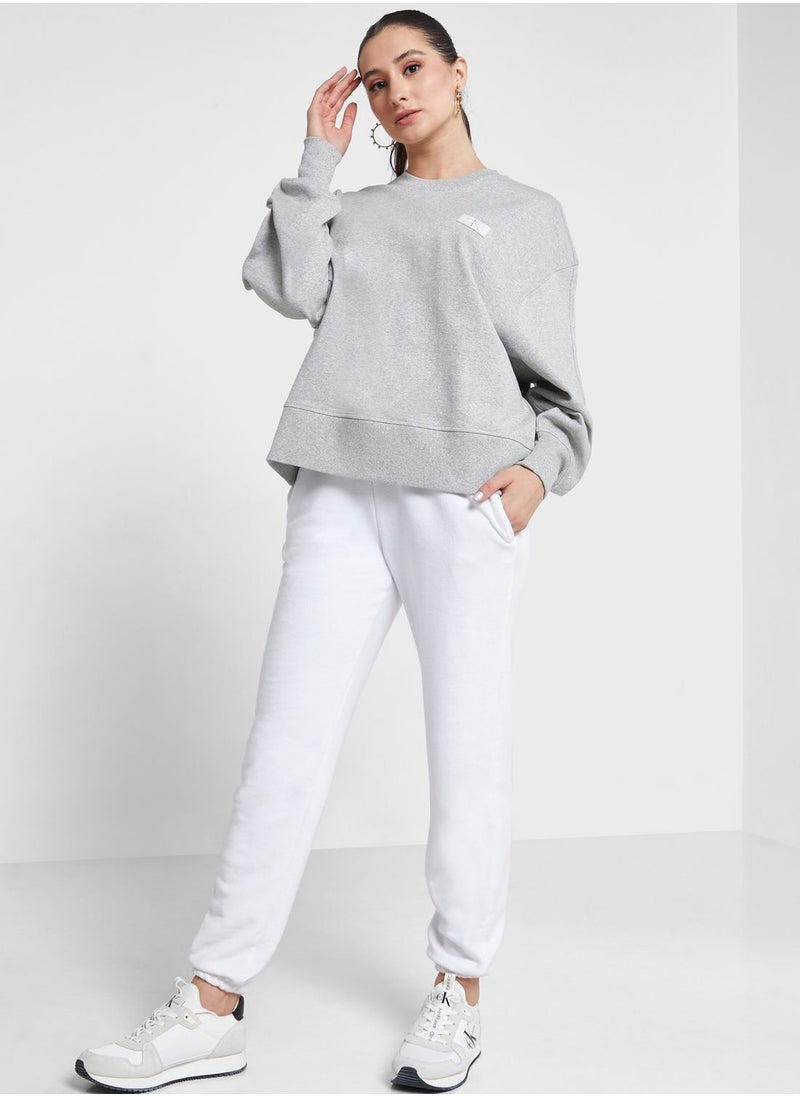 Calvin Klein Jeans Crew Neck Logo Sweatshirt  - Image 4