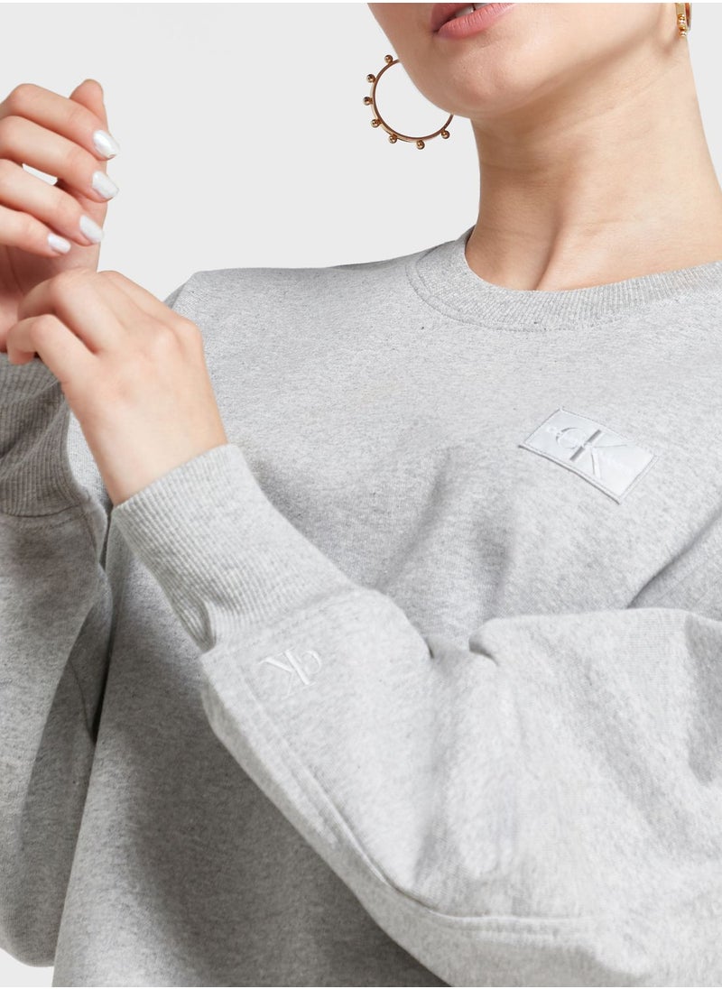 Calvin Klein Jeans Crew Neck Logo Sweatshirt  - Image 3