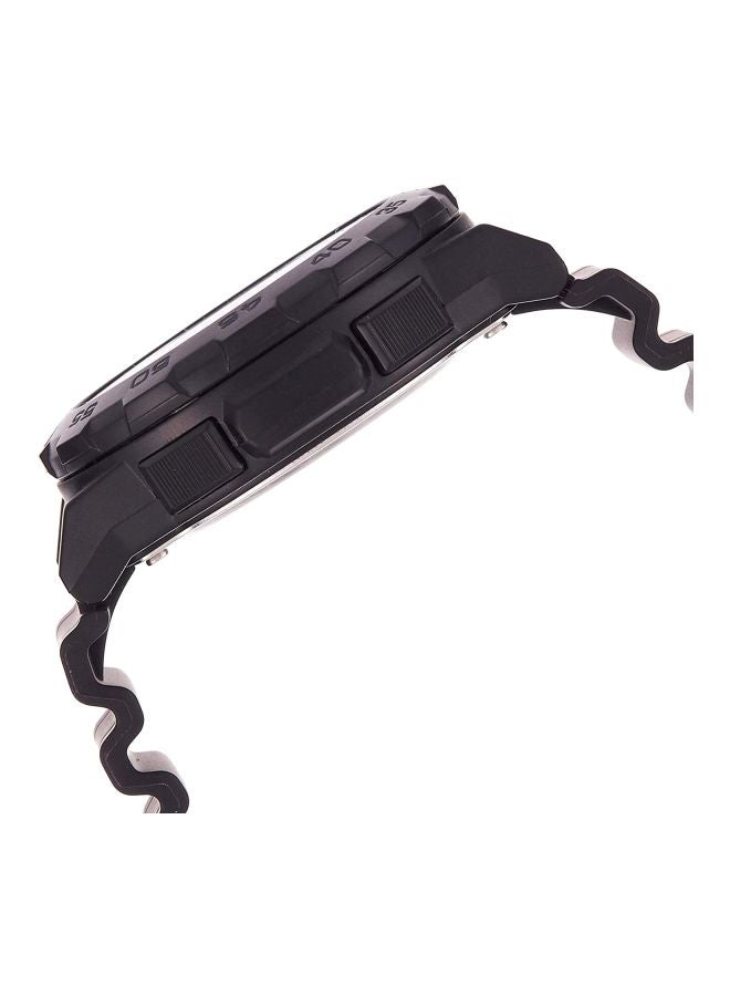 كاسيو ساعة يد بعقارب/ رقمية، مقاومة للماء، طراز AEQ-100W-1BVDF رجال - Image 3