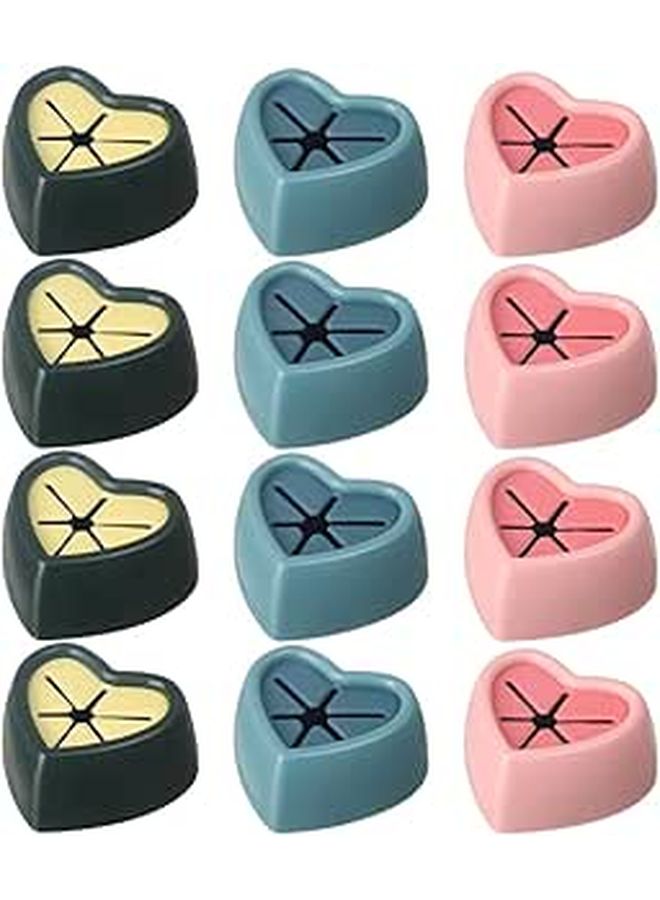 Self Adhesive Towel Hooks 12 Pack Wall Mounted Bathroom Kitchen Storage Organizer - Image 1