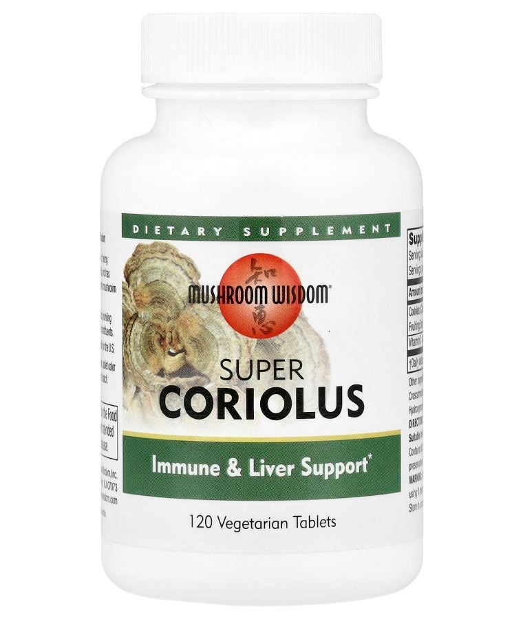 Super Coriolus 120 Vegetarian Tablets