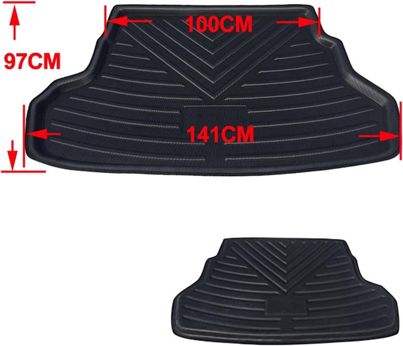 Wivplex Heavy-Duty Trunk Mat for Kia Rio Pride K2 Sedan - Image 2
