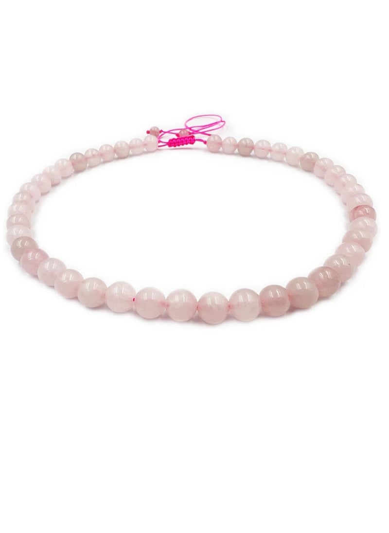 REBUY - REBUY Rose Quartz Necklace for Women & Girls - Image 1