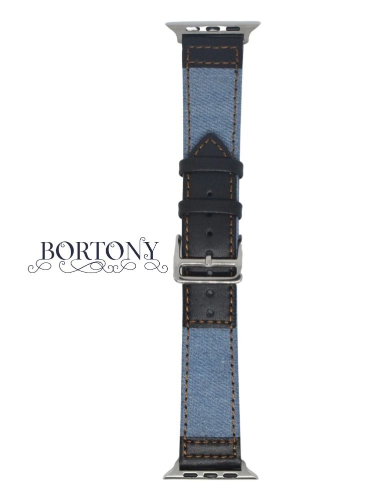BORTONY Replacement Watch Band For Apple Series 7/6/5 Size 42/44mm - Image 1