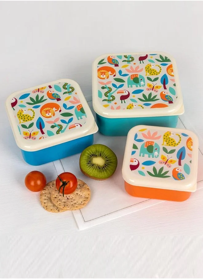 Rex London Snack boxes (set of 3) - Wild Wonders