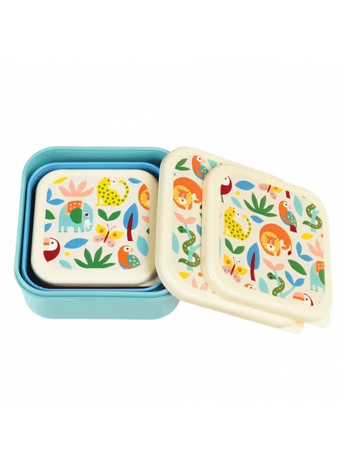 Rex London Snack boxes (set of 3) - Wild Wonders