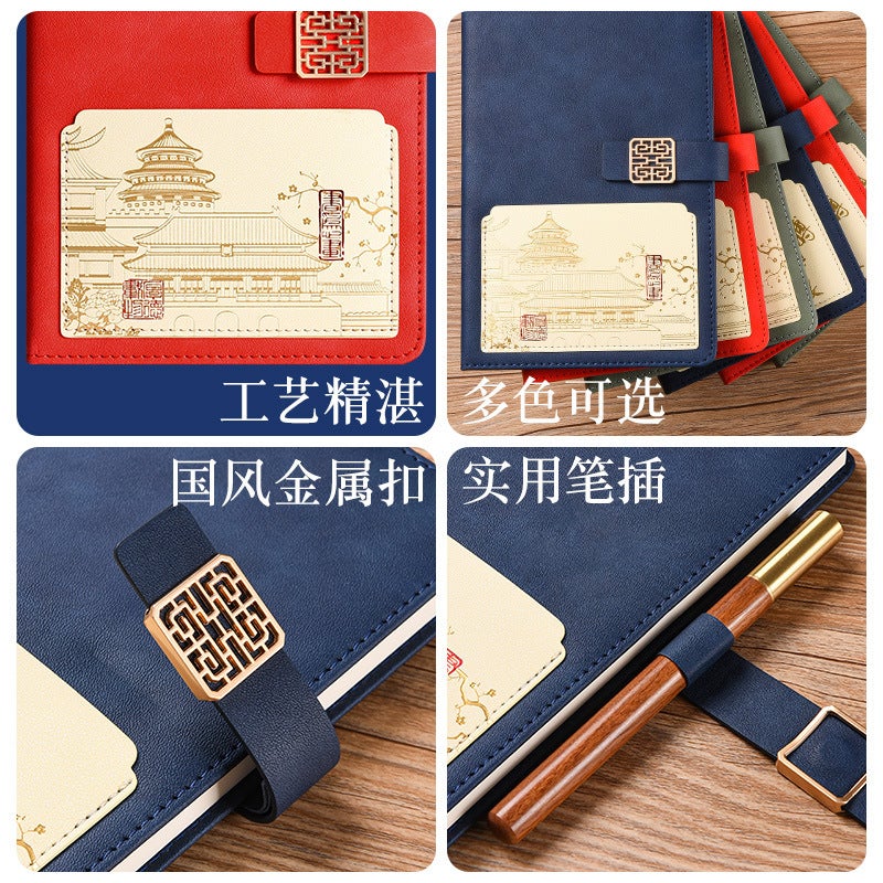 A5 Wen Chuang Guo Chao Notebook Suit Party Affairs Business Notepad High Yan Value Enterprise Office Student Journal - Image 5