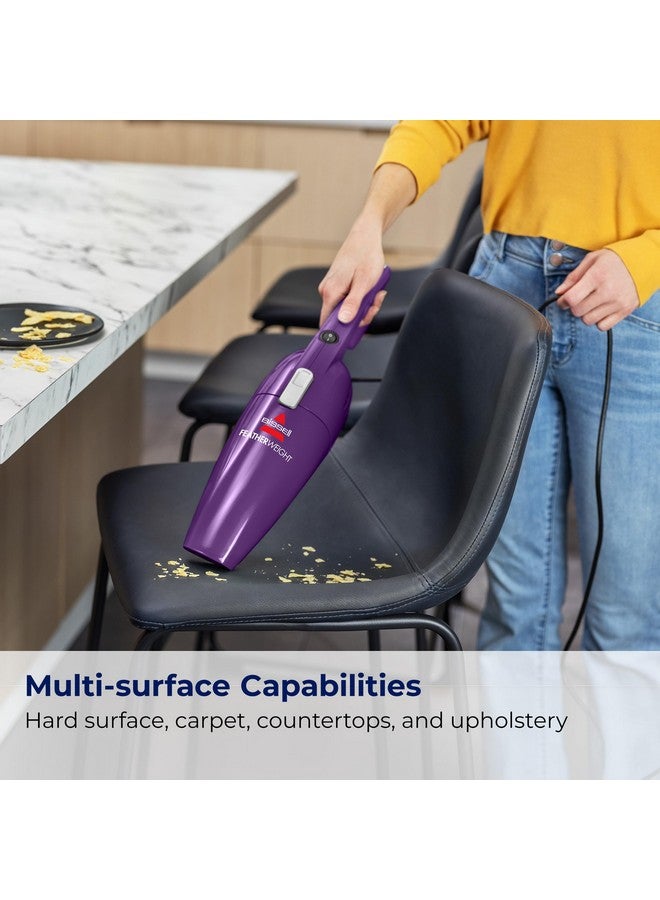 Bissell مكنسة بيسيل 20334 خفيفة الوزن بدون كيس، بنفسجي - Image 4