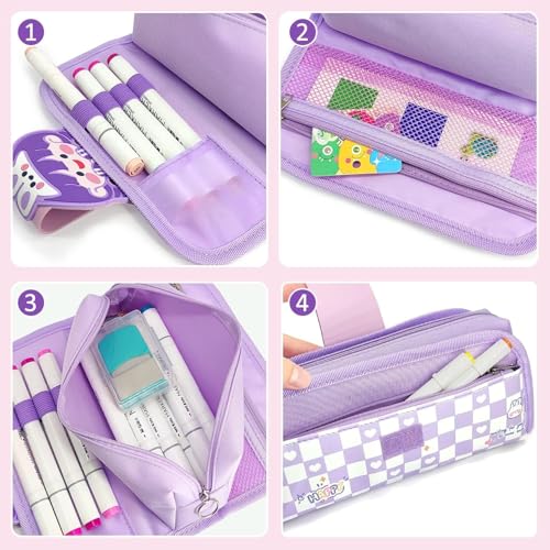 Rahasya Enterprise Multifunctional Magic World Lock Compass Box for Girls, Kids Pencil Box for Boys,Girls, Magnetic & Passworld Lock Compass Box for Boys Girl Theme Return Gifts for Kids - Image 3