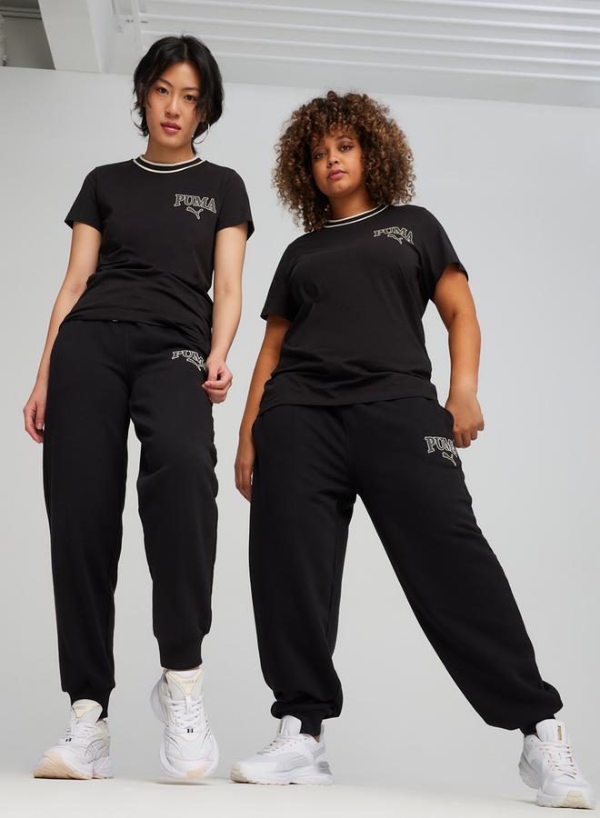 PUMA Squad Logo Print Joggers - Image 2