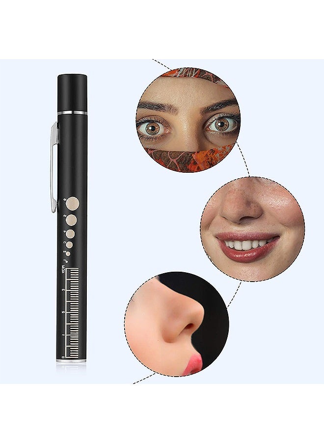 Photon Medical Pen Light, USB Rechargeable LED Penlight Mini Flashlight with 2 LED Sources, Reusable LED Penlight for Students Doctors Nurses (Black) - Image 5