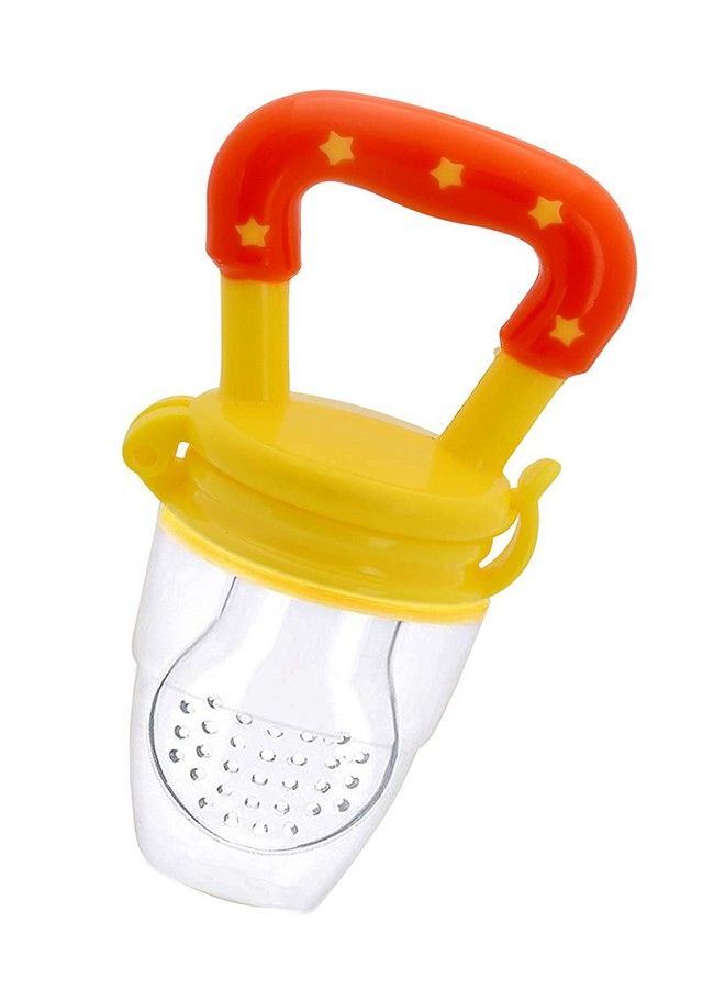 Alya The Cheeky Kidzz Baby Feeding Sipper Unbreakable Plastic Bottle Cup;Mug Learning Sippy Bpa Free 200Ml With Baby Fruit Vegetable Silicone Baby Food Soother Feeder Teether For Babies;New Borns(Yellow) - Image 4