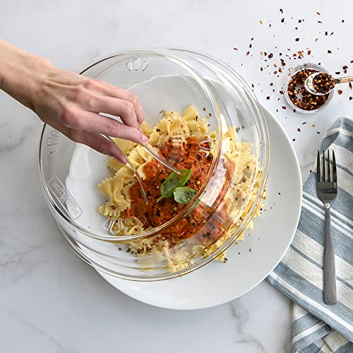 Nordic Ware Plastic Deluxe Microwave Cover, Clear (Set of 2) - Image 2