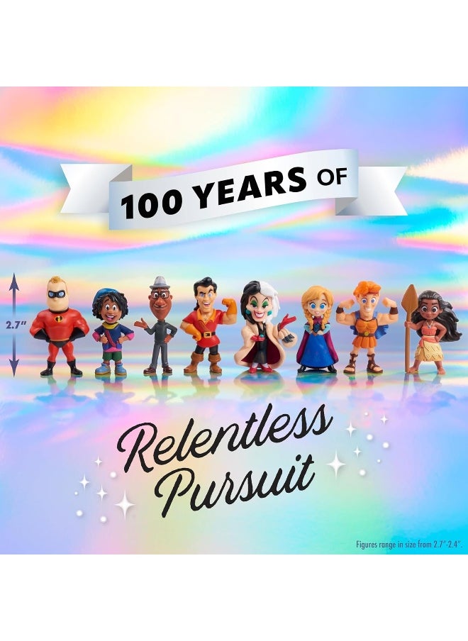 Just Play مجموعة شخصيات ديزني 100 عام من المطاردة المتواصلة، إصدار محدود، مكونة من 8 قطع، ألعاب أطفال مرخصة رسميًا للأعمار من 3 سنوات فما فوق من جاست بلاي  - Image 2