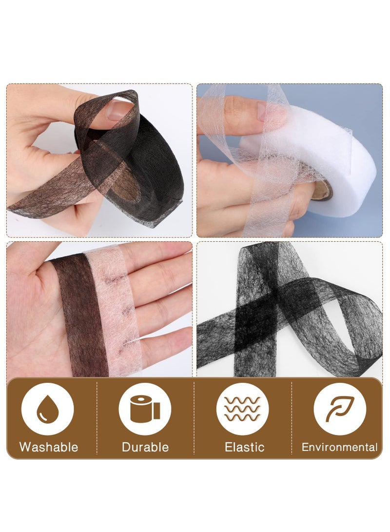 Suntown Iron-On Fabric Tape Heavy Duty Fusible Adhesive Hemming Strip to Repair Curtains, Clothes, Pants, Pillow Case, Uniform - No Sewing - Image 3