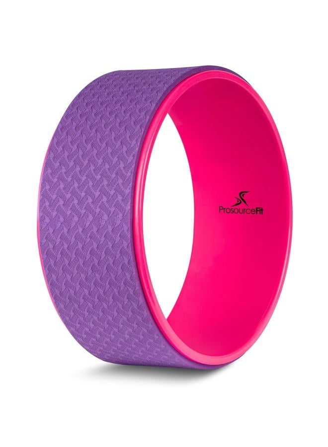 ProSourceFit Yoga Wheel Prop 12” for Improving Yoga Poses, Backbends, Flexibility, Balance, Stretching, Relaxation - Image 1