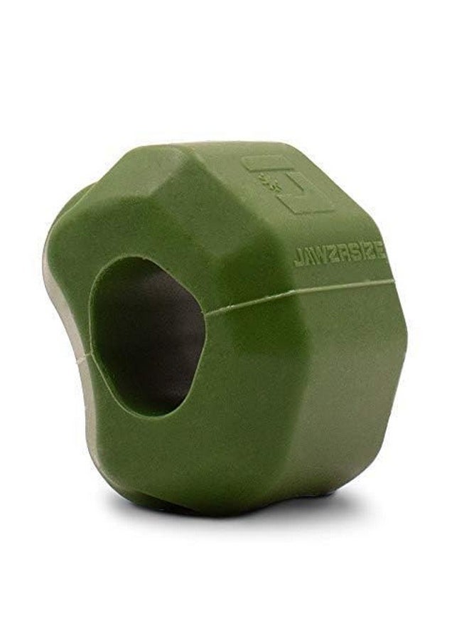 Jawzrsize - Jawzrsize Pop 'N Go Jaw, Face, and Neck Exerciser - Define Your Jawline, Slim and Tone Your Face, Look Younger and Healthier - Helps Reduce Stress and Cravings - Facial Exerciser (Intermediate Green) - Image 1