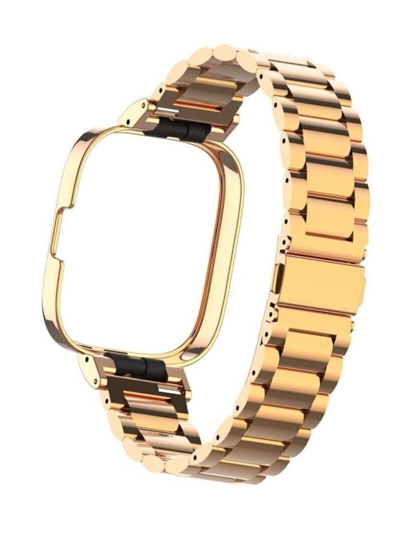 Generic - Stainless Steel Metal Strap Band Compatible with Xiaomi Redmi Watch 3 Only - Not Compatible with Redmi Watch 3 Active, Not Compatible with Redmi Watch 3 Lite - Image 1