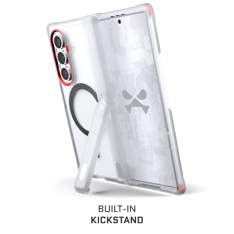 Ghostek Covert Clear Galaxy Z Fold 7 Case with Built-in Kickstand, MagSafe and Full Hinge Protection Designed for 2025 Samsung Galaxy Fold7 (8") (Clear) - Image 3