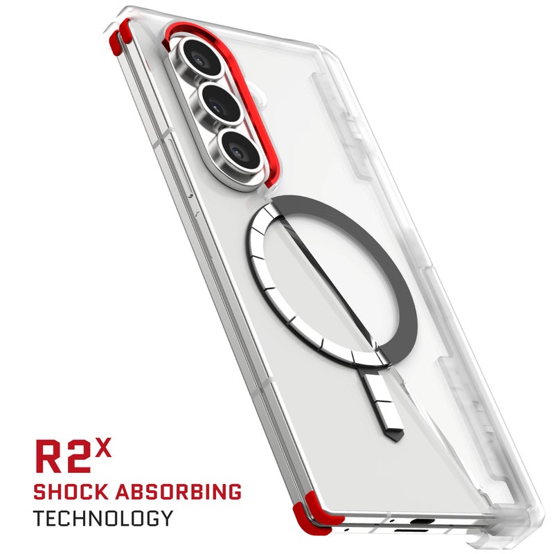 Ghostek Covert Clear Galaxy Z Fold 7 Case with Built-in Kickstand, MagSafe and Full Hinge Protection Designed for 2025 Samsung Galaxy Fold7 (8") (Clear) - Image 5