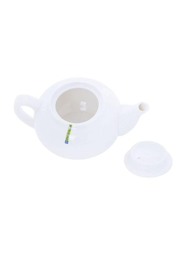 Royalford Porcelain Magnesia Tea Pot With Lid White - Image 3