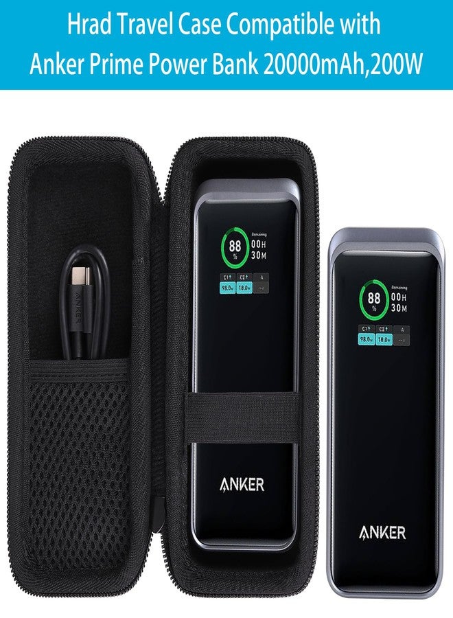 khanka Hard Travel Case Replacement for Anker Prime Power Bank 12000mAh 130W/20000mAh,200W,Case Only (Black). - Image 2