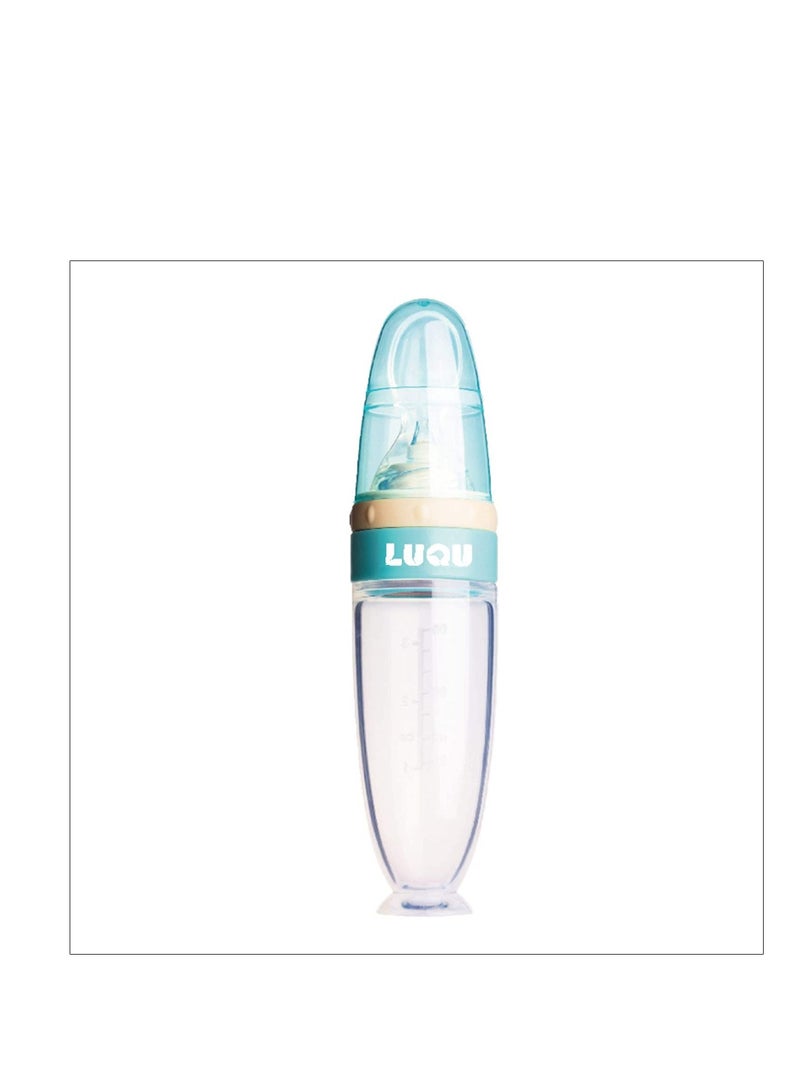 LuQu Ultra-Soft Silicone Body Baby Food Dispensing Spoon With Special Head And Dust Cover - Pack Of 5  - Image 2