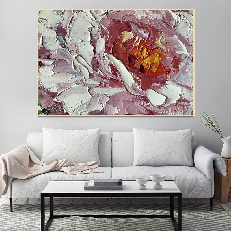 Marktna Canvas painting with a fine art design and a hollow frame, measuring (90×60), one piece - Image 1