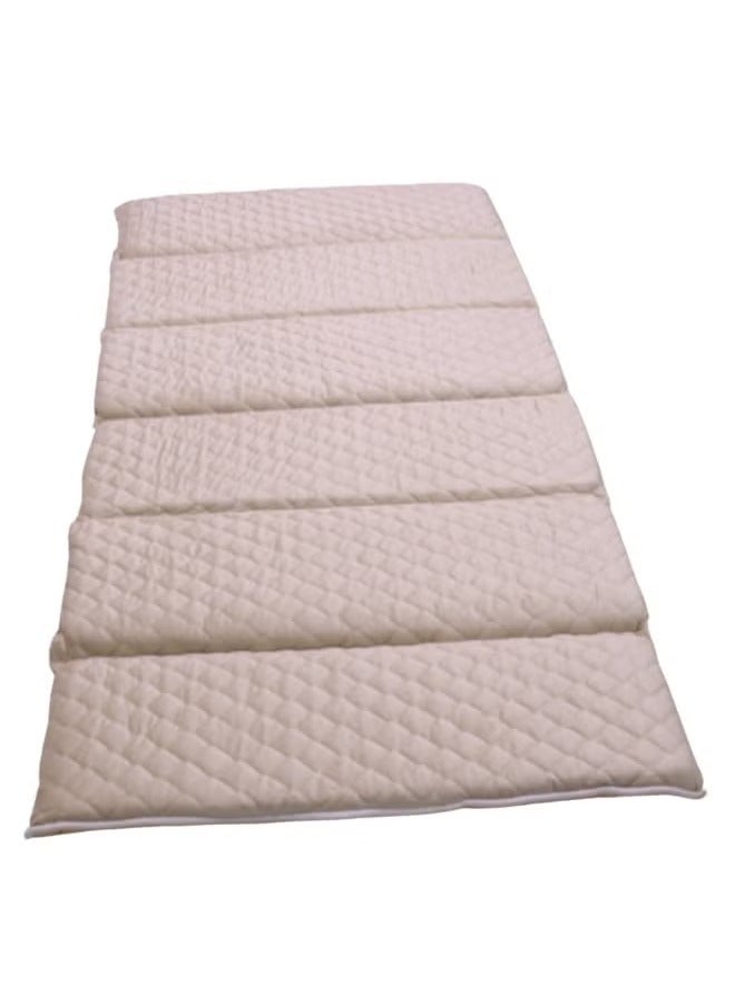 Generic Soft and comfortable foam mattress, foldable and easy to carry with a bag, a multi-purpose mat for trips, sleeping, exercise, and for children, size (190906 cm).  - Image 1