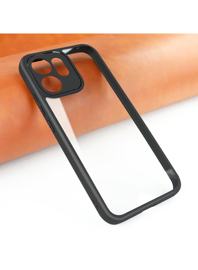 جراب حمايه شفاف مضاد للاصفرار ومقاوم للصدمات متوافق مع Oppo Reno 14F (شفاف) - Image 2