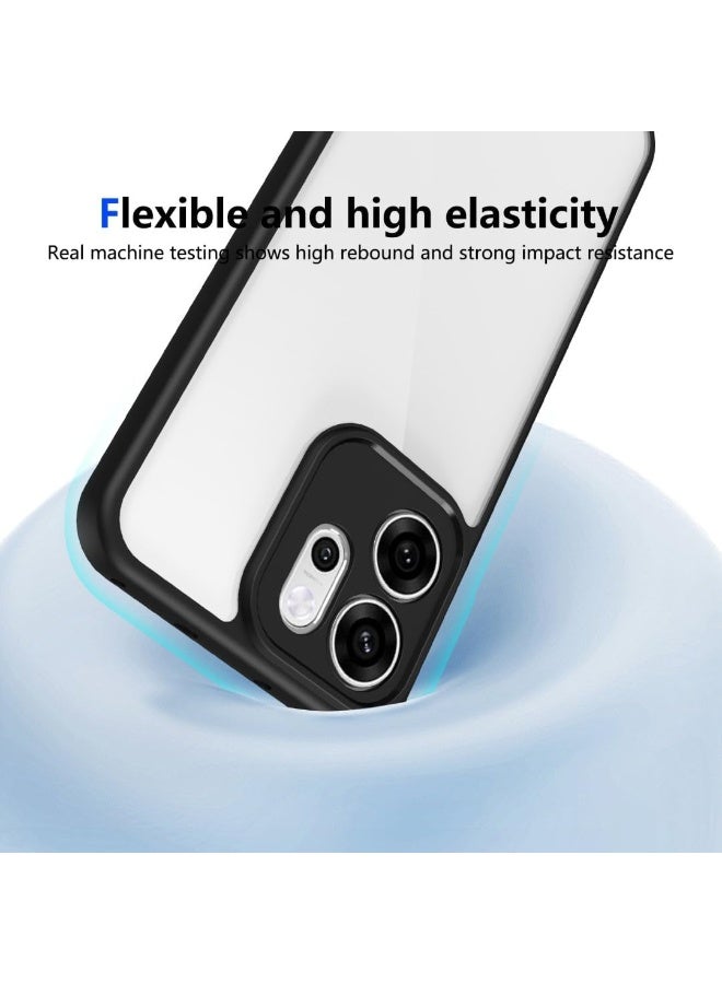 جراب حمايه شفاف مضاد للاصفرار ومقاوم للصدمات متوافق مع Oppo Reno 14F (شفاف) - Image 4