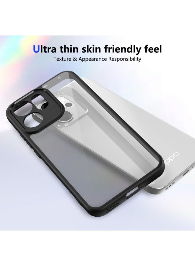 جراب حمايه شفاف مضاد للاصفرار ومقاوم للصدمات متوافق مع Oppo Reno 14F (شفاف) - Image 3