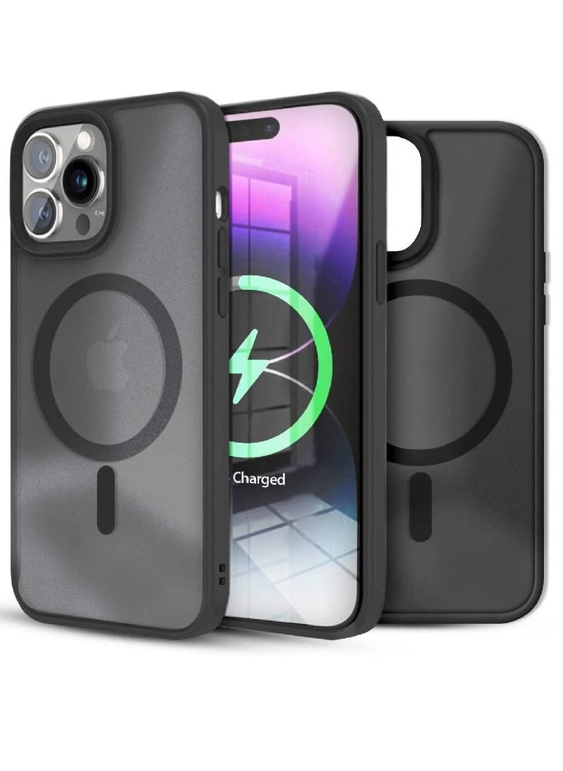 ZOOMEE - Shockproof Military-Grade Protection Classic Hybrid Magnetic MagSafe Designed Case Cover For Apple iPhone 14 Pro Max - Image 1