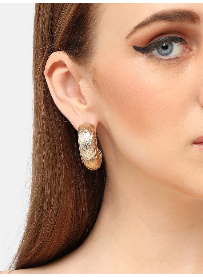 SOHI Party Artificial Hoop Earring Jewellery