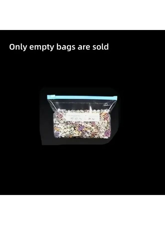Reusable Refrigerator Bag Medium with Zipper Lock Airtight Seal Food Storage for Meal Prep Kitchen Organization - Image 2